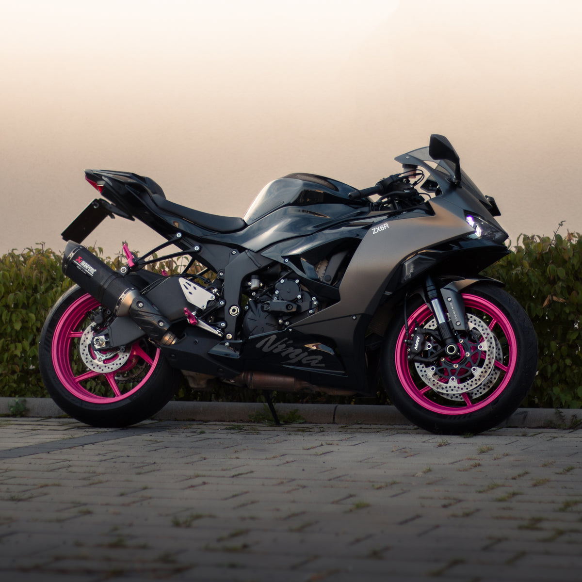 Kawasaki Ninja ZX-6R Abnehmbarer Kennzeichenhalter