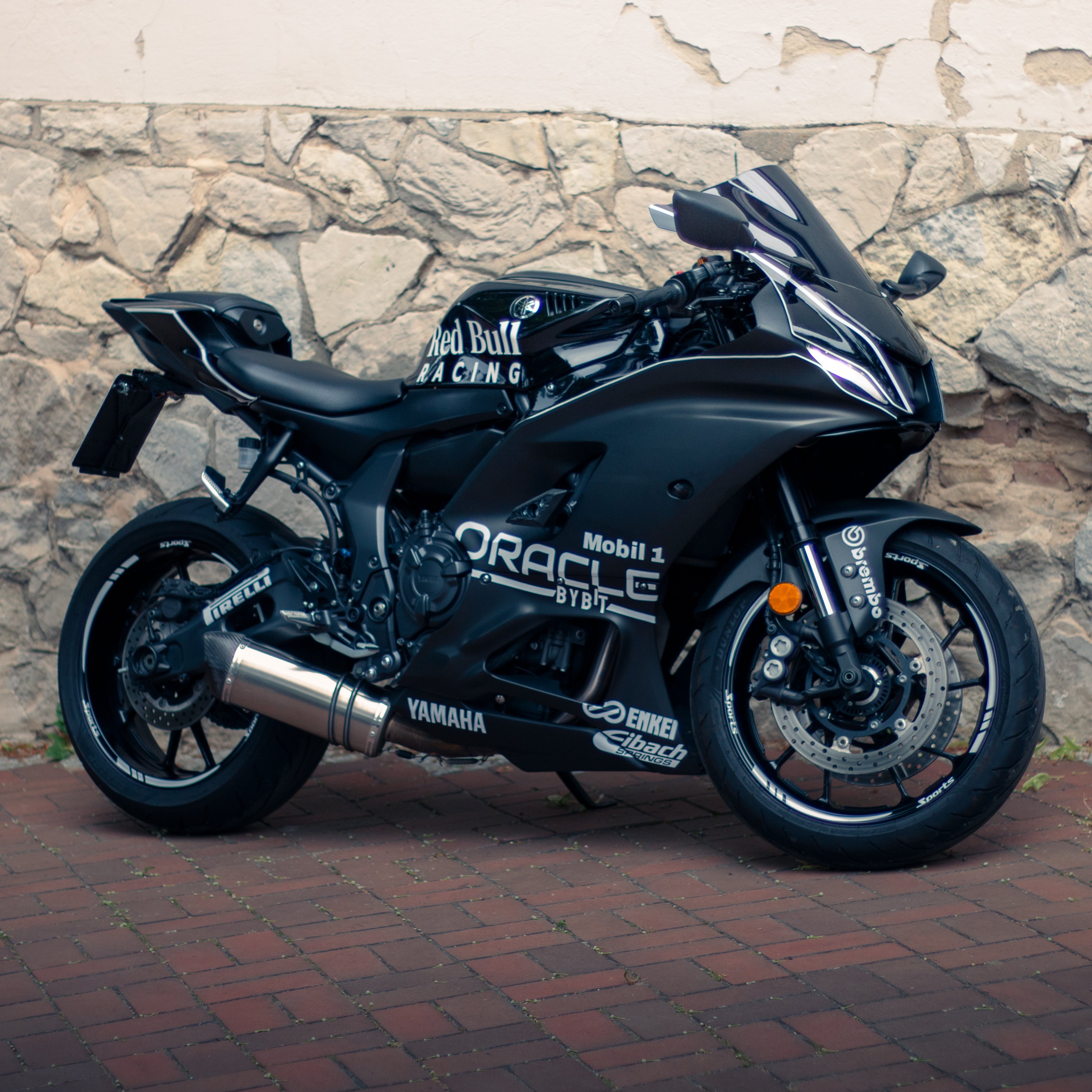 Yamaha R7 Kennzeichenhalter Set